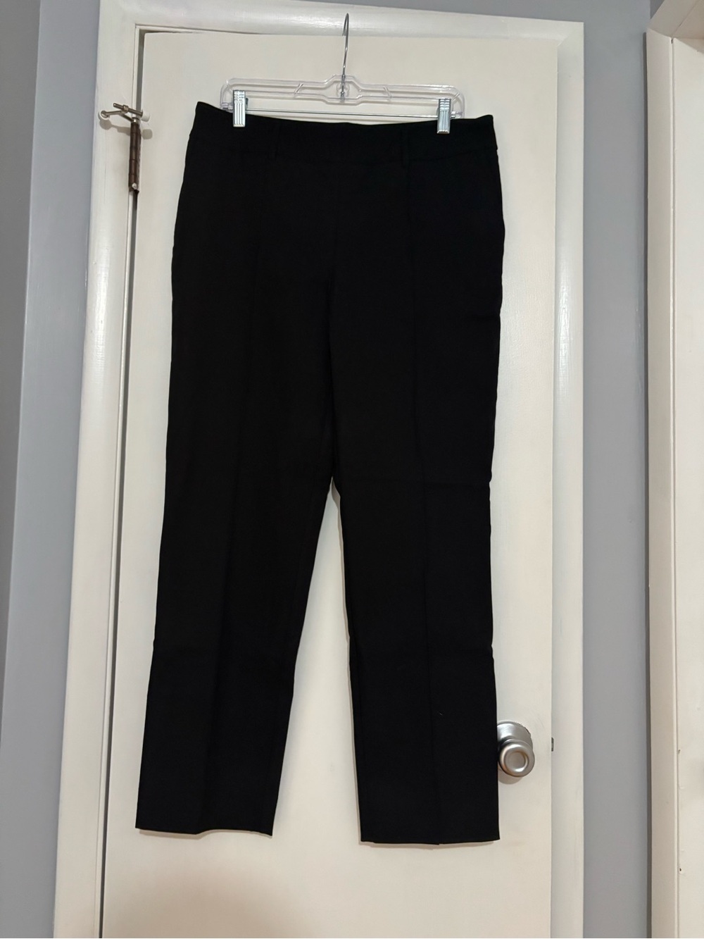 Hilary Radley Women's Black Straight-Leg Dress Pants